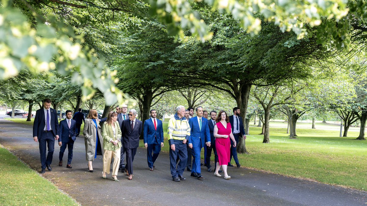 MBA_AlThani_'s tweet image. During my visit today to the Irish National War Memorial Gardens, I was reminded of the significance of hope in the darkest moments. This place represents a milestone in Ireland's long journey toward peace and serves as a model of reconciliation and healing from the past.