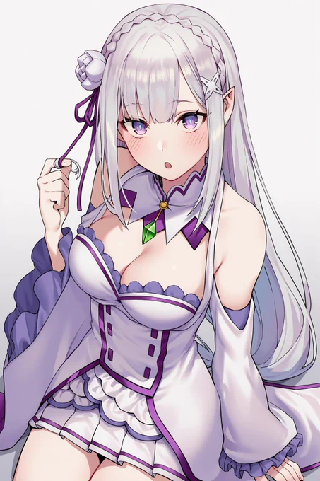 【リクエスト】 リゼロよりエミリア 可愛いのは知ってるけどアニメも原作も未履修…