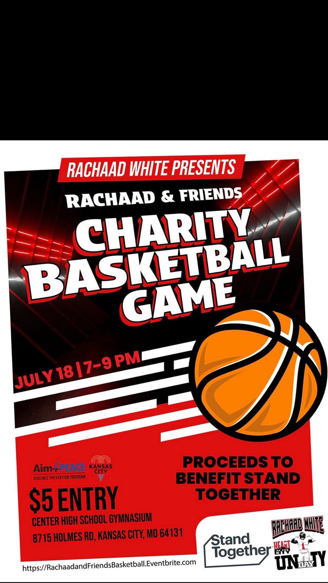 🏀 Come out for the Rachaad White &amp; Friends Charity Basketball Game!
📅 Friday, July 18 | 🕖 7–9 PM | 📍 Center High | 💵 $5

🏈 Then join us Saturday, July 19 from 10–2 for a Football Camp &amp; Community Event — also at Center High!

#Center58