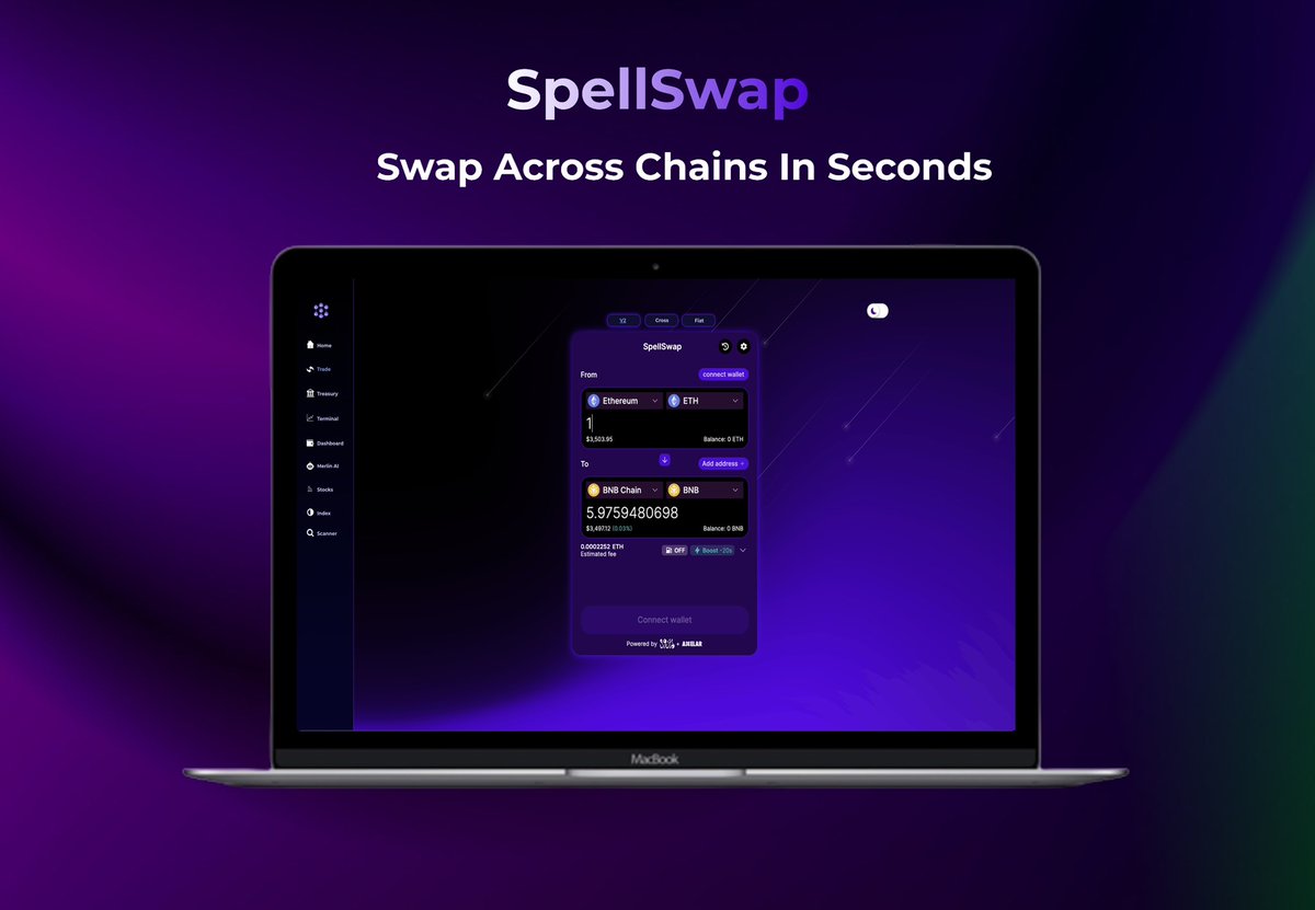 Trading across chains should not be complex or time consuming. ⚡️

Swap across 40+ chains and access liquidity in seconds 🔄

sorcery.finance/spellswap

$SOR