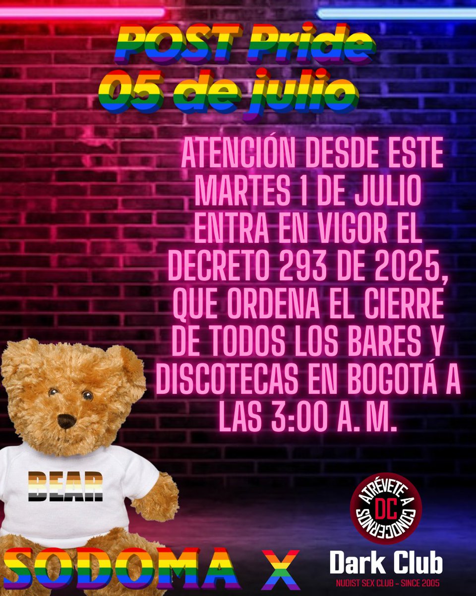 🔥sodoma🔥 (@sodomabta) on Twitter photo Recuerden nuestra cita este sábado 05 de julio para pasarla delicioso ahora nuestros eventos empiezan desde las 7pm hasta las 3am <a href="/Dark_club_2005/">DARK CLUB Bogotá</a> <a href="/DarkClub24/">DARK CLUB BAR</a> nos vemos este sábado 😉
Info: wa.me/573202156086 Recuerden nuestra cita este sábado 05 de julio para pasarla delicioso ahora nuestros eventos empiezan desde las 7pm hasta las 3am <a href="/Dark_club_2005/">DARK CLUB Bogotá</a> <a href="/DarkClub24/">DARK CLUB BAR</a> nos vemos este sábado 😉
Info: wa.me/573202156086