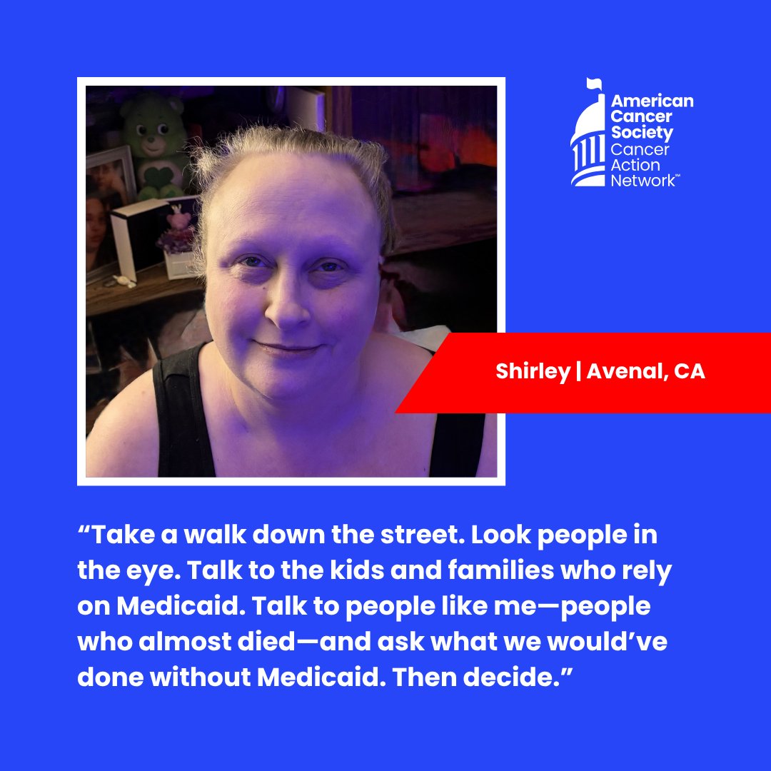 ACSCANCA's tweet image. Powerful words from Shirley in Avenal. @RepDavidValadao your constituents are counting on you to #ProtectMedicaid & #ProtectAffordableCare and vote NO on the budget bill.