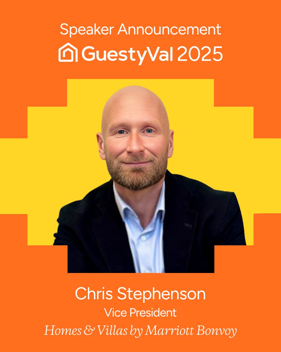 Guesty x Marriott Bonvoy: a partnership built for premium performance.

Now, we’re bringing HVMB’s VP Chris Stephenson to the #GuestyVal stage.
Learn how Marriott scaled to 180K+ STRs - and how you can apply the same hotel DNA to your business.

🎟 guestyval.com/?utm_source=or…
