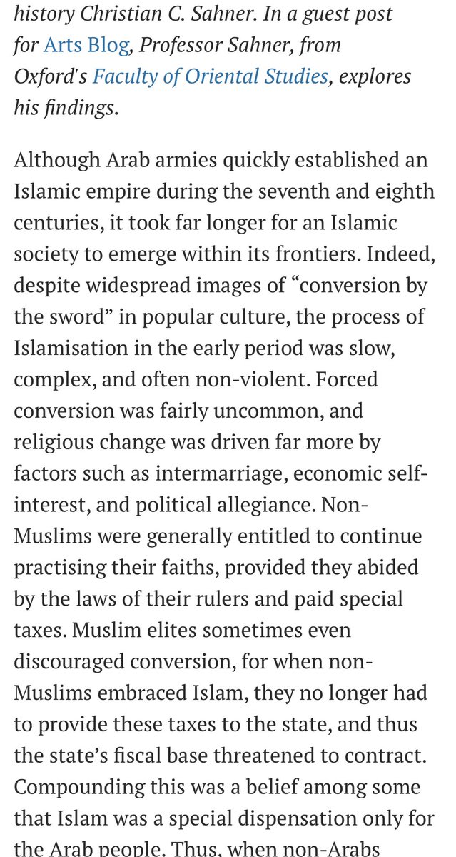 Khalil Andani, PhD (@khalilandani) on Twitter photo <a href="/InspiringPhilos/">InspiringPhilosophy - Michael Jones</a> How about tour Crusades which often involve forced conversion of pagans, Jews and Muslims to Christianity. Even Augustine believed people should be forcibly converted.
Meanwhile in Islam, forced conversion is not allowed and was not the norm in actual practice. <a href="/InspiringPhilos/">InspiringPhilosophy - Michael Jones</a> How about tour Crusades which often involve forced conversion of pagans, Jews and Muslims to Christianity. Even Augustine believed people should be forcibly converted.
Meanwhile in Islam, forced conversion is not allowed and was not the norm in actual practice.