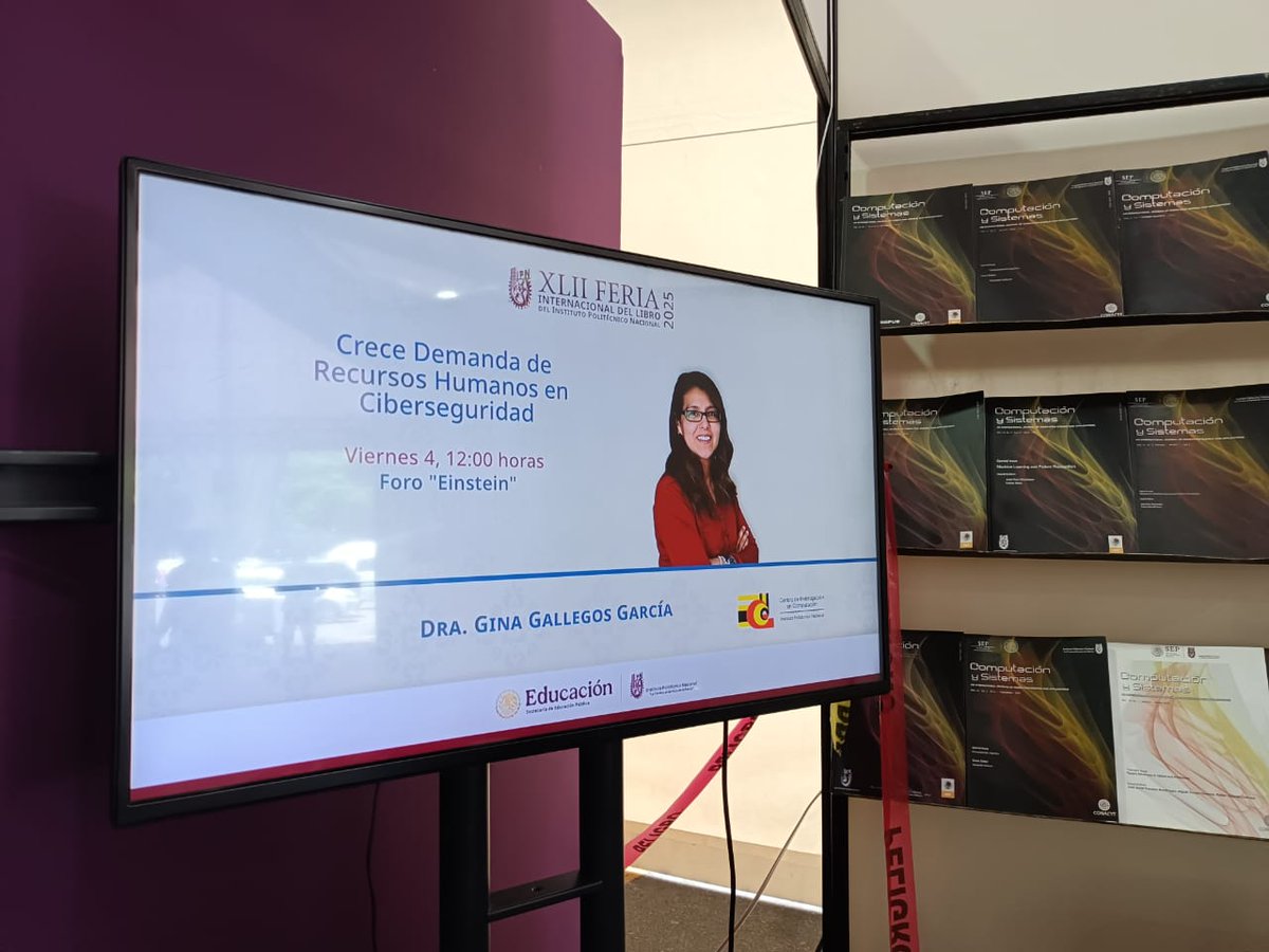 CISEGLab's tweet image. Mañana 3 de julio es la Jornada de Ciberseguridad del Laboratorio de Ciberseguridad dentro de la Feria Internacional del Libro Politécnica en el Centro Cultural Jaime Torres Bodet.
La cita es a las 12:00 Hrs., en el stand del CIC.
pregunta por el laboratorio de Ciberseguridad!!