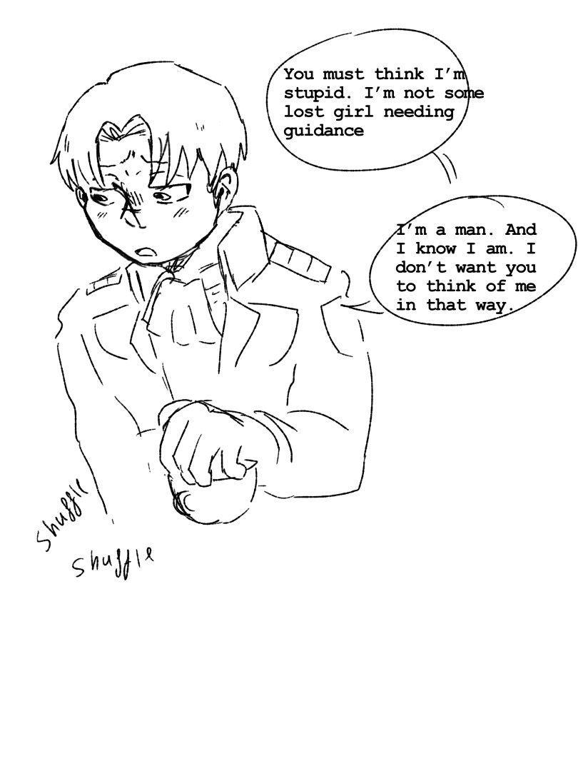 Scrumpydumpy69's tweet photo. Trans levi #eruri https://t.co/DSXPAPPIDP