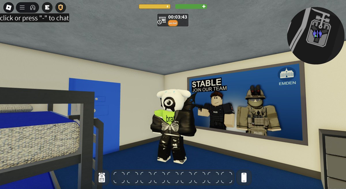 darwin_1802's tweet image. Roblox Icon darwin_1802 stuns in JAIL 😭 after trying to join @Emergency_Emden for The Hatch 🐣 

#Roblox #RobloxTheHatch #TheHatch
