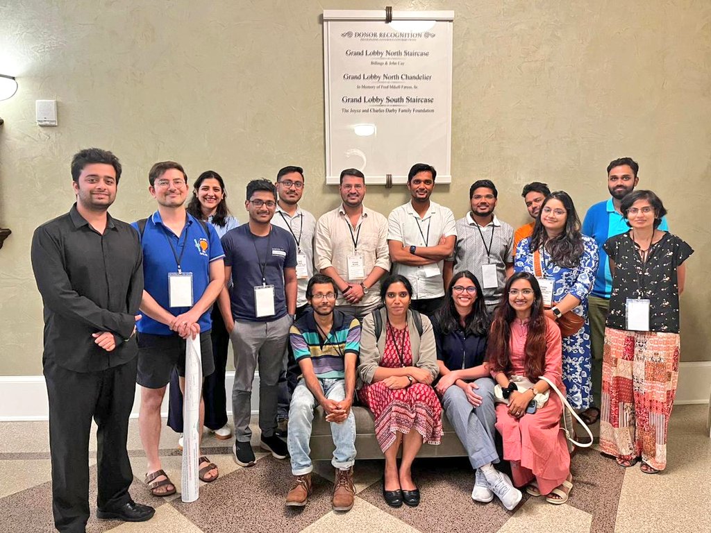 Team #INDUS at
Solar Heliospheric and INterplanetary Environment (SHINE) 2025 meeting... ⭐✨ 

Connecting Science, Building Collaborations 🤝🌎☀