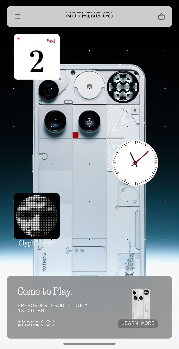 smileplease0404's tweet photo. #NothingPhone3📱✨

🚀 Ready to experience the future of smartphones?
The Nothing Phone 3 is here to change the game!🔥
Sleek design, mind-blowing features, and pure innovation in your hands.💎✨

Why settle for ordinary when you can have Nothing but extraordinary?😎⚡️

#nothing3 https://t.co/MC2n7Svm3H