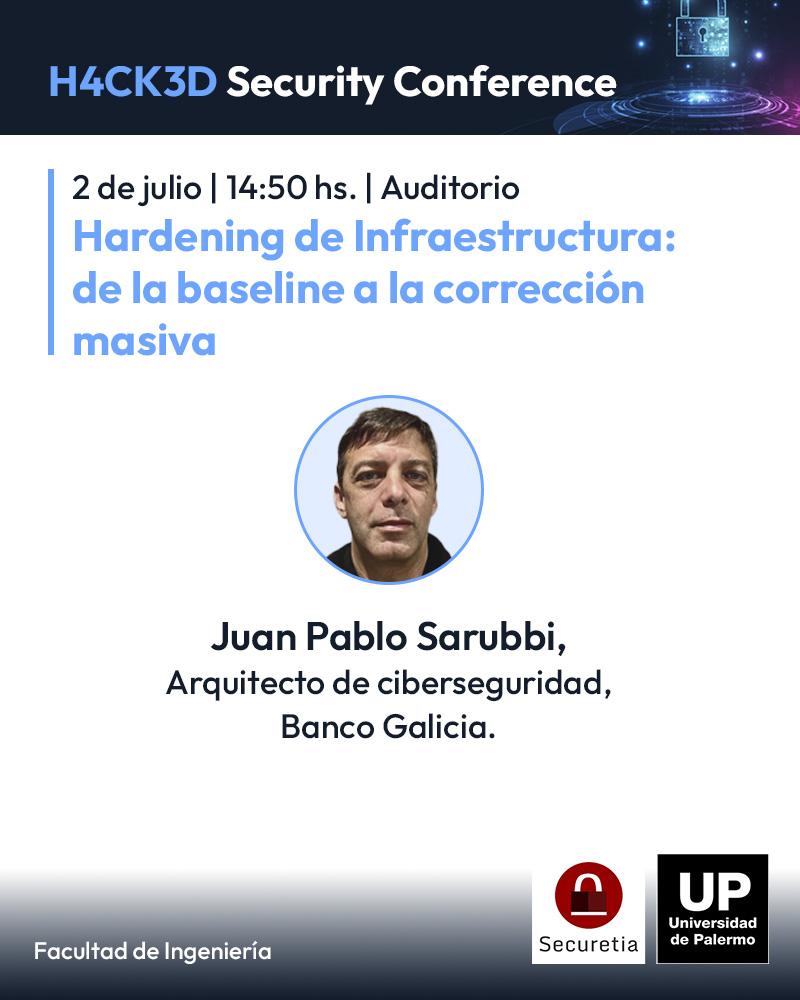 securetia's tweet image. 🎤 En breve comienza una charla clave para entender hacia dónde va la ciberseguridad.
Si estás acá, no la dejes pasar.
Y si no estás, ojalá alguien te comparta lo aprendido.

#h4ck3d #CharlasTech #Securetia