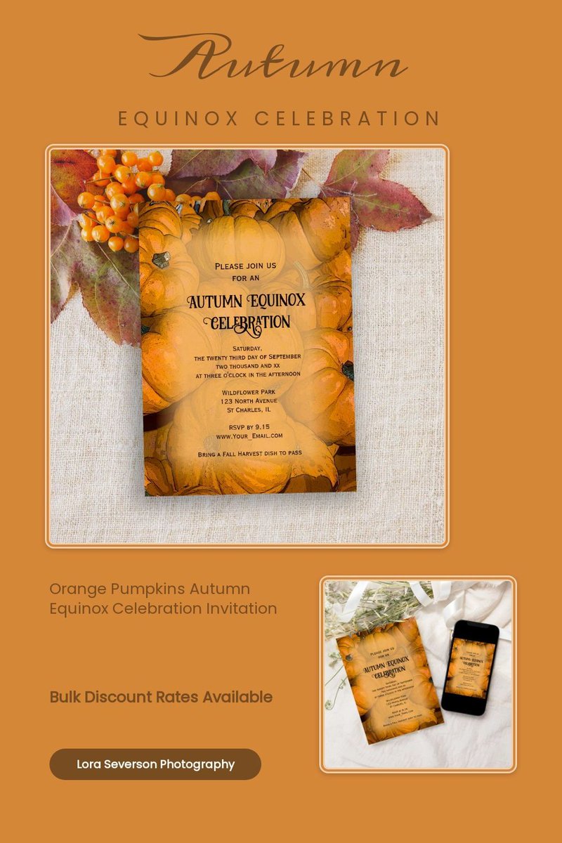 loraseverson's tweet photo. Invite guests to celebrate the season with the Orange Pumpkins Autumn Equinox Celebration Party Invitation https://t.co/zsxxPrEANl
#autumnequinoxcelebration #mabon #september23rd #paganholidays #fallharvest #fallcelebration #autumnequinoxinvitations #autumnfeast #orangepumpkin https://t.co/dpnrg9Qf6u