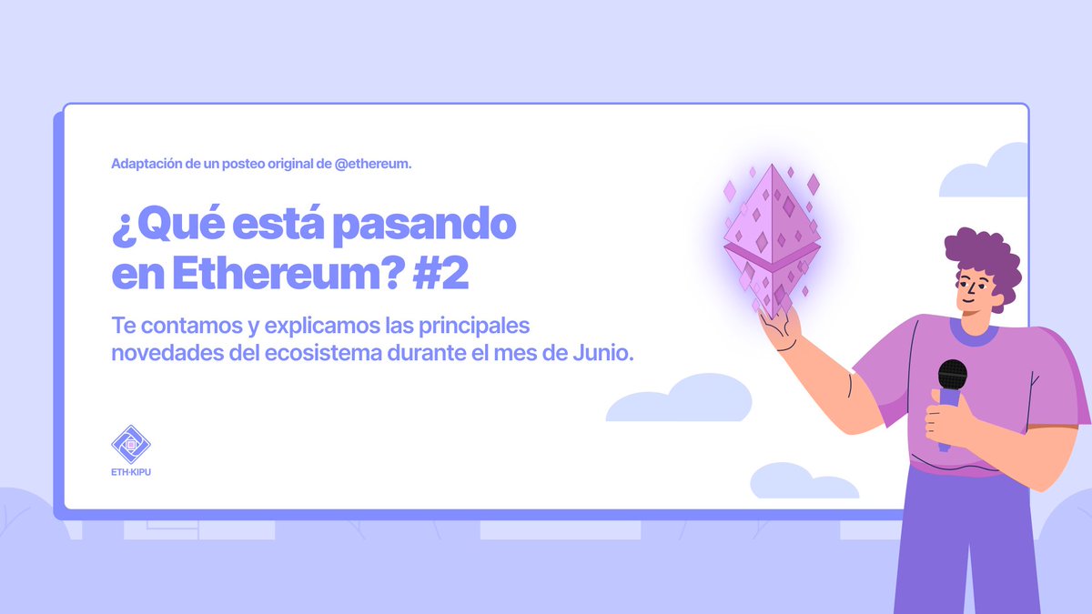 ✨ Ethereum es una tecnología que nunca se detiene. Su ecosistema y su comunidad tampoco.

Por eso, hoy te queremos compartir una selección, traducida y adaptada, de algunas de las últimas novedades que publicó recientemente <a href="/ethereum/">Ethereum</a>. 

No te lo pierdas 👇

🛒 <a href="/Shopify/">Shopify</a> integró