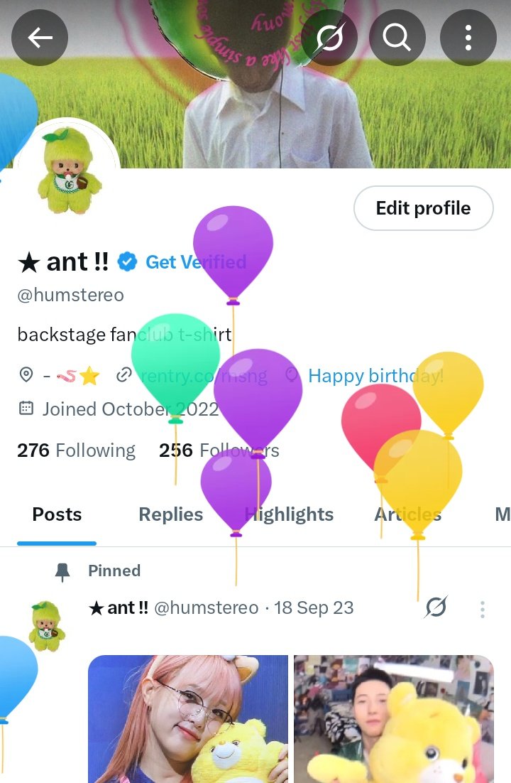 humstereo's tweet image. ant #birthdaybash free entry for my birthday twin donghan from kpop boygroup wei for everyone else it's $20