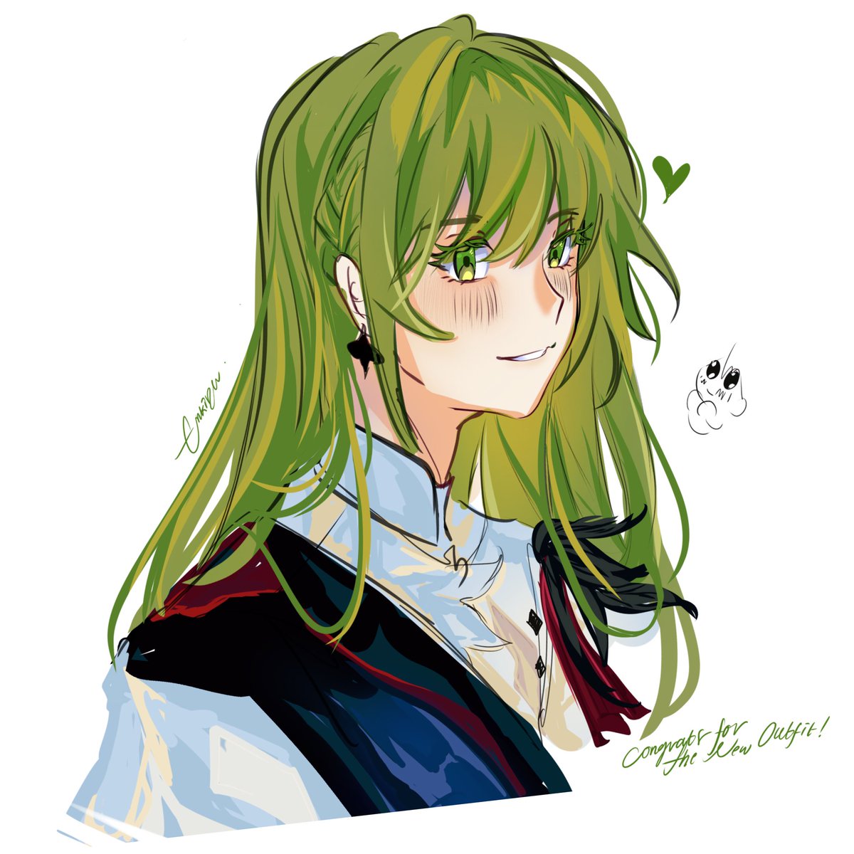 tiny doodle and congrats for finally getting to wear a new outfit du 😭