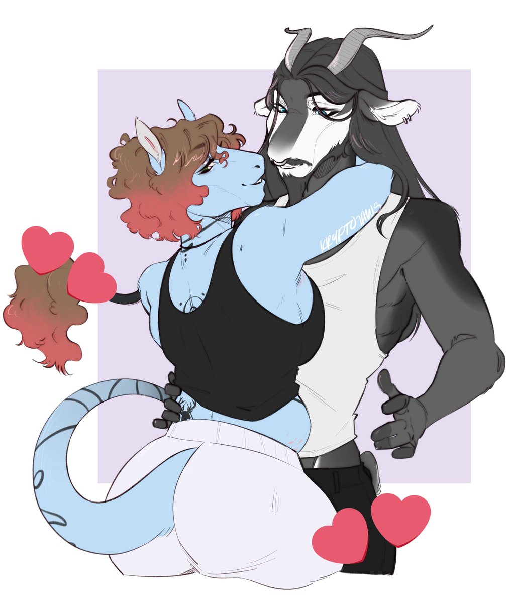 cassdahgoat's tweet photo. -most of the art* of him is with cass-
Theres a lot of nsfw with him, so, 18+ only. https://t.co/7hEEEd6nyE