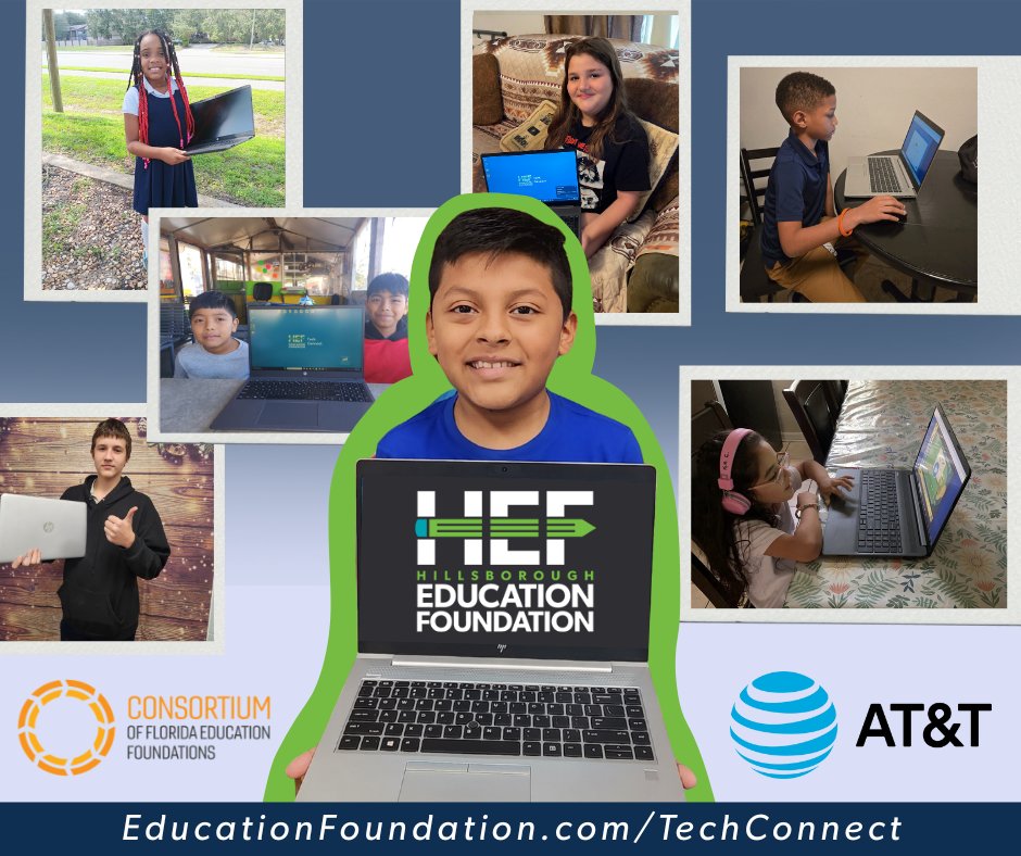 🌐 Decreasing the Digital Divide 🌐

In partnership with the AT&amp;T Foundation and the <a href="/FlaEduFoundtns/">CFEF</a>, we're dedicated to addressing the digital divide in Florida. Our students deserve every opportunity to succeed in a digital world. That's why we're focusing on digital literacy