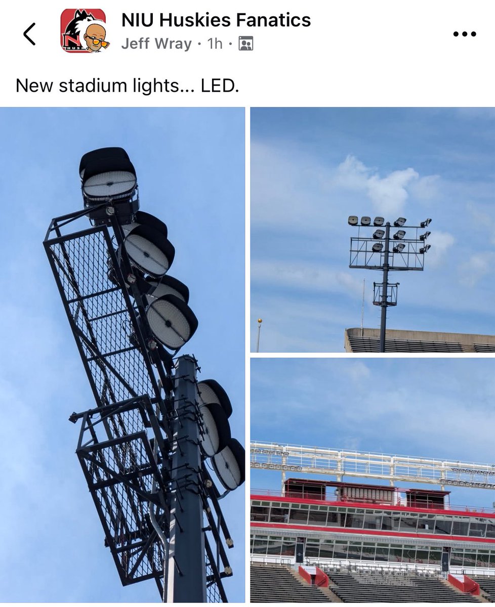 Light show touchdown celebrations and/or covering the stadium in red between the 3rd and 4th quarter coming to Huskie Stadium?
