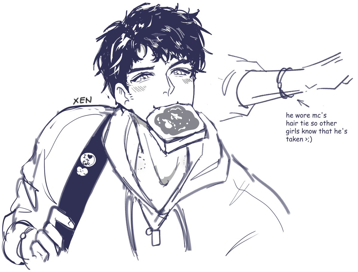 Short haired #Caleb 🍎