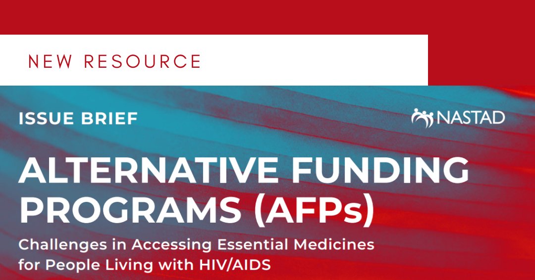 NASTAD's tweet image. 📝‼️Download NASTAD’s new issue brief, "Alternative Funding Programs (AFPs)", which addresses the growing concerns surrounding AFPs and their impact on access to critical medications, particularly for people living with HIV/AIDS (PLWHA). Download it now: ow.ly/GFyq50WjTP3.