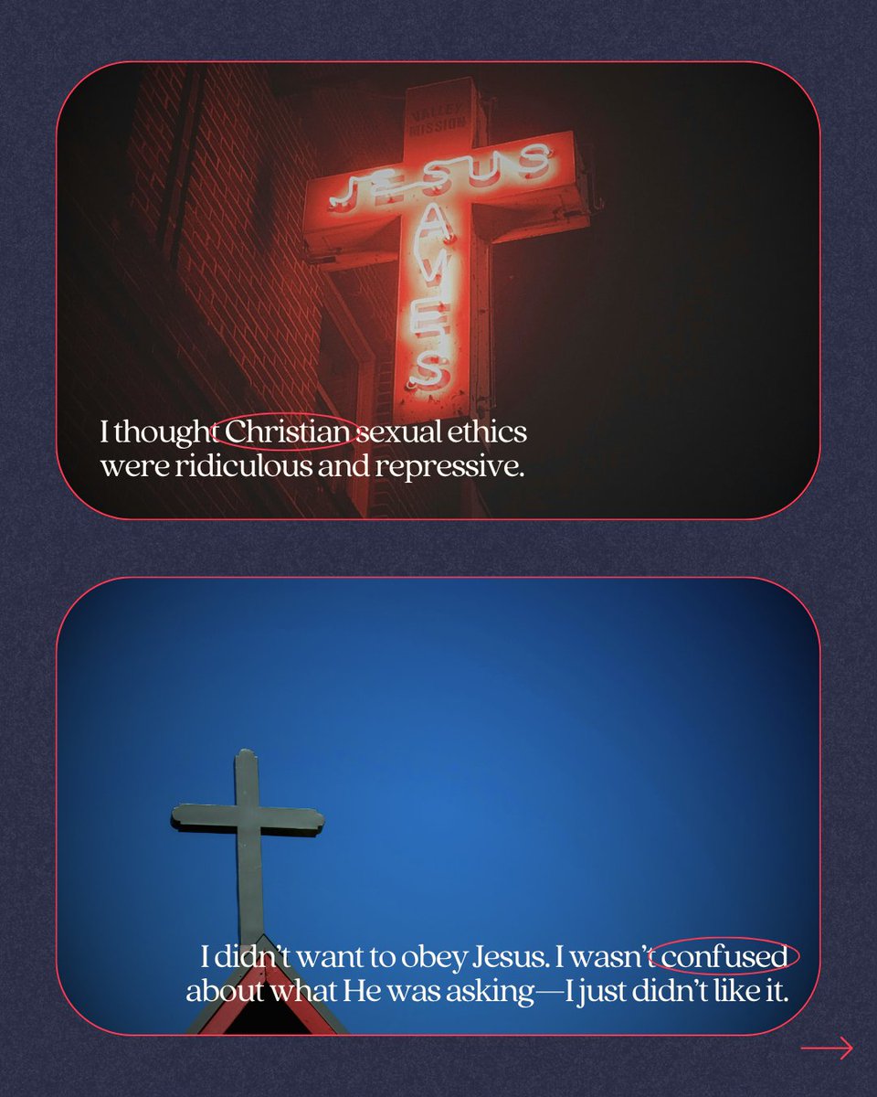 Confronting Christianity with Rebecca McLaughlin (@confrontingxnty) on Twitter photo “I thought Christian sexual ethics were ridiculous and repressive.”
<a href="/RachelGilson/">Rachel Gilson</a>'s story isn’t about conformity.
It’s about clarity, conviction—and meeting Christ. “I thought Christian sexual ethics were ridiculous and repressive.”
<a href="/RachelGilson/">Rachel Gilson</a>'s story isn’t about conformity.
It’s about clarity, conviction—and meeting Christ.