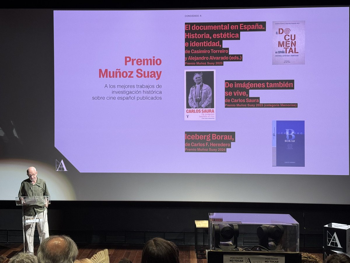 📍 'Iceberg Borau' reconocido con el Muñoz Suay 2024.

👉 Escrito por Carlos F. Heredero, editado por la ECAM y <a href="/DAMAUTOR/">DAMA</a> , junto a <a href="/CaimanCDC/">Caimán CDC</a>