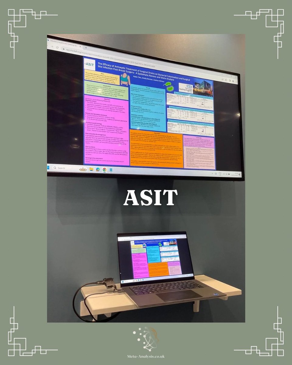 meta_analysisHQ's tweet photo. Since attending our course Nadia has gone on to present her own meta-analyses at multiple international conferences and has even won prizes for her work!
Learn the principles of conducting a meta-analysis and gain practical skills essential for successful publication. Link in bio https://t.co/dv0NX9jAQL