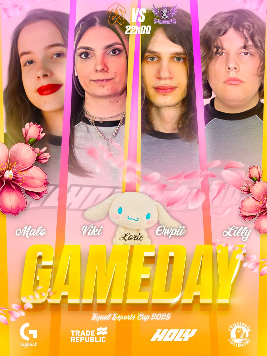 Zerance (@zerancepartout) on Twitter photo Deuxième rencontre de l'#EqualEsportsCup
Ce soir, on va chercher les 2 points ! ⚔️
🆚 <a href="/LasDivinasLoL/">Las Divinas (looking for an org)</a>
🕙 ≈ 22H00
📺 ttv/sulli_zerance
#ZerancePartout Deuxième rencontre de l'#EqualEsportsCup
Ce soir, on va chercher les 2 points ! ⚔️
🆚 <a href="/LasDivinasLoL/">Las Divinas (looking for an org)</a>
🕙 ≈ 22H00
📺 ttv/sulli_zerance
#ZerancePartout