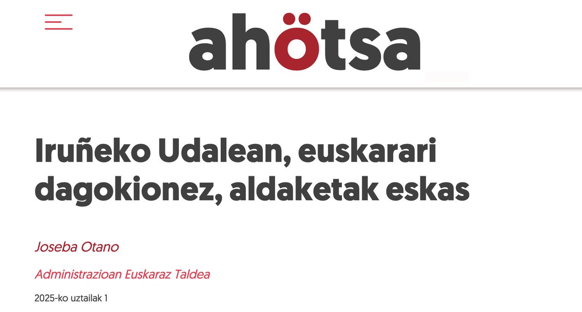 Iruñeko Udalean, euskarari dagokionez, aldaketak eskas

ahotsa.info/iritziak/irune…