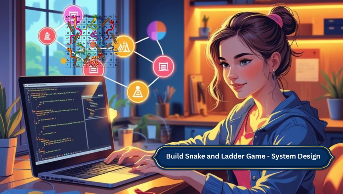 PayalKumar89652's tweet photo. 📅Week-7 (Day-4) - Step-by-Step System Design for a Snake and Ladder Game with UML Diagrams and Code
{ by @PayalKumar89652 } from @hashnode https://t.co/zSE3pxtc19 Thanks @rohit_negi9 sir &amp; @adityatandon02  sir 🙏#8weekslldchallenge #coderarmy #LLD https://t.co/NWw1lEEizY