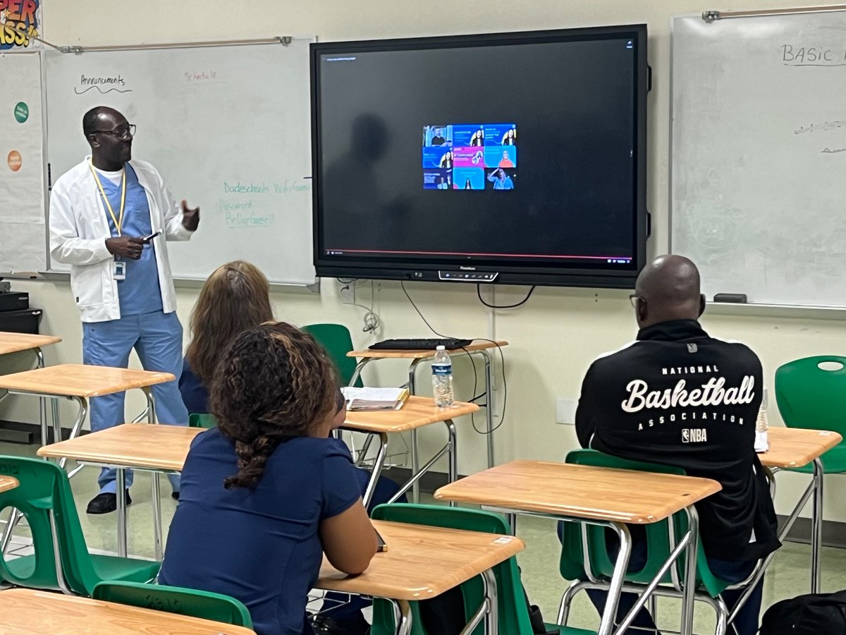 North Miami Adult & Continuing Education Center (@northmiamiaec) on Twitter photo Meet Joseph Marckenson! 🌟 From ESOL 3 to RN, he earned multiple certifications with us, got his LPN at <a href="/Lindsey_HTC/">Lindsey Hopkins Technical College</a> , and now works as a Registered Nurse by day and teaches in our Allied Health program by night.
📚 #SuccessStory #YourBestChoiceMDCPS Meet Joseph Marckenson! 🌟 From ESOL 3 to RN, he earned multiple certifications with us, got his LPN at <a href="/Lindsey_HTC/">Lindsey Hopkins Technical College</a> , and now works as a Registered Nurse by day and teaches in our Allied Health program by night.
📚 #SuccessStory #YourBestChoiceMDCPS