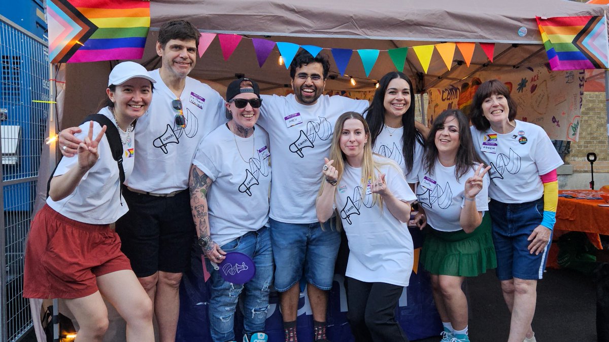 CAMHnews's tweet image. That's a wrap on another successful #PrideTO weekend!
We were #proud to march in the #Pride Parade and host a booth on Church Street.
Thanks to the volunteers for dedicating their time and efforts to making this weekend memorable, successful and fun! 🙏