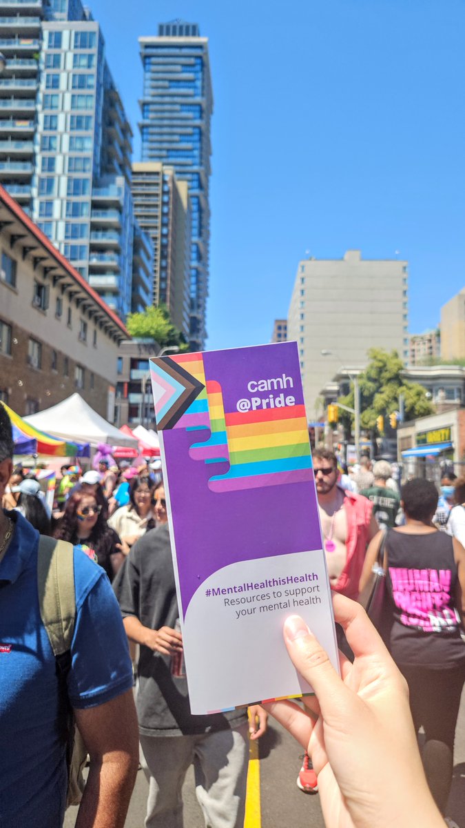 CAMHnews's tweet image. That's a wrap on another successful #PrideTO weekend!
We were #proud to march in the #Pride Parade and host a booth on Church Street.
Thanks to the volunteers for dedicating their time and efforts to making this weekend memorable, successful and fun! 🙏