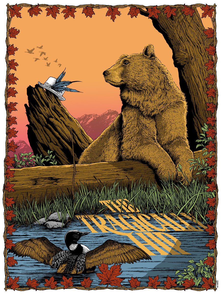 thehipofficial's tweet image. We have a brand new limited edition poster inspired by Canadian Wildlife and our music, created by Montréal artist, @PatHamou.
Only 175 silkscreen posters have been made and each one is signed and numbered by the artist.
Check it out - thehip.com/pages/poster-c…