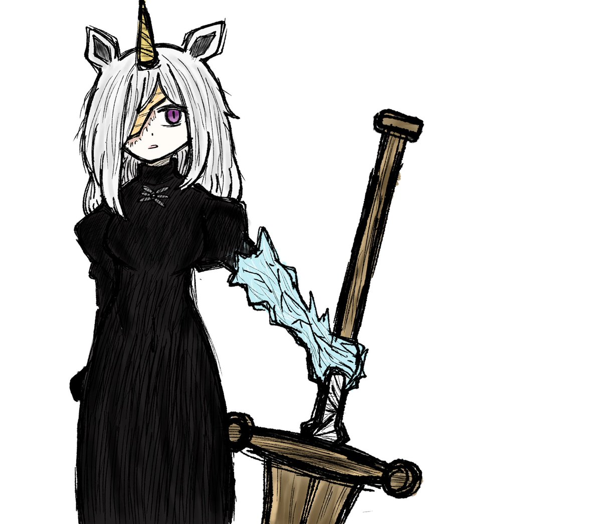 InkHony09's tweet image. Black souls oc: Grand Unicron Captain...
#BLACKSOULS