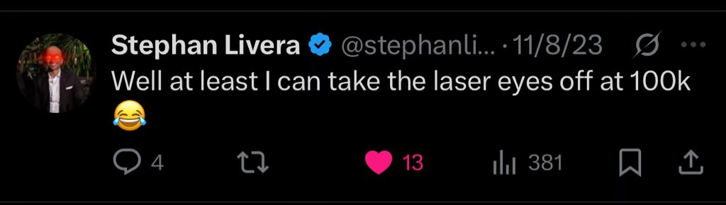 Let the record show!