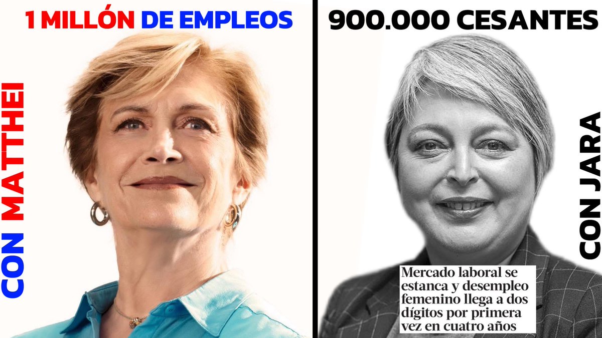 Tana Borsotto B. 🌷🐩🐕🐈🌺 (@tanaborsottob) on Twitter photo La diferencia salta a la vista, pero además la
diferencia entre Jara y <a href="/evelynmatthei/">Evelyn Matthei</a> es la diferencia entre el discurso y la acción, entre la ideología y la experiencia, entre promesas vacías y resultados concretos.
💪🇨🇱💪🇨🇱💪🇨🇱💪🇨🇱💪🇨🇱 La diferencia salta a la vista, pero además la
diferencia entre Jara y <a href="/evelynmatthei/">Evelyn Matthei</a> es la diferencia entre el discurso y la acción, entre la ideología y la experiencia, entre promesas vacías y resultados concretos.
💪🇨🇱💪🇨🇱💪🇨🇱💪🇨🇱💪🇨🇱