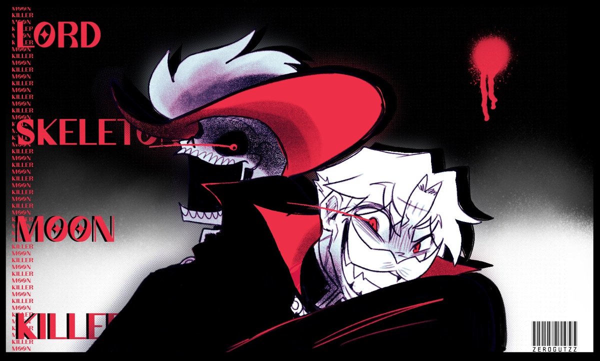 actually I'm posting them separately LORD SKELETON MOONKILLER ATTACK!!!! <a href="/StradomyreArt/">STRADOJOCKEY🆖</a>  #artfight #oc