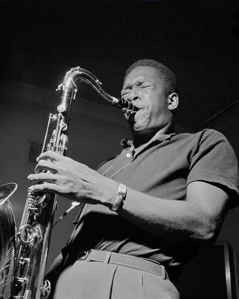 John Coltrane photographed by Francis Wolff