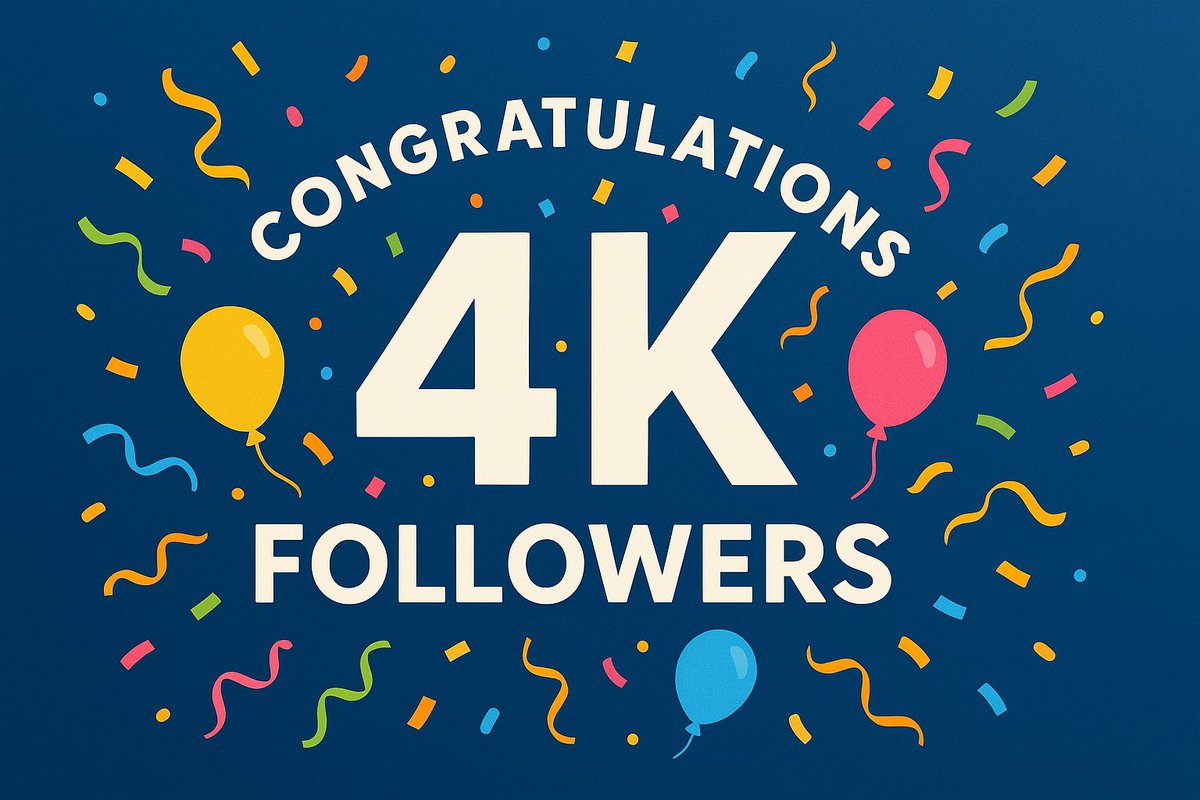 I just hit 4k followers on X 
I love you’ll 💙💙💙
Thank you all for your support