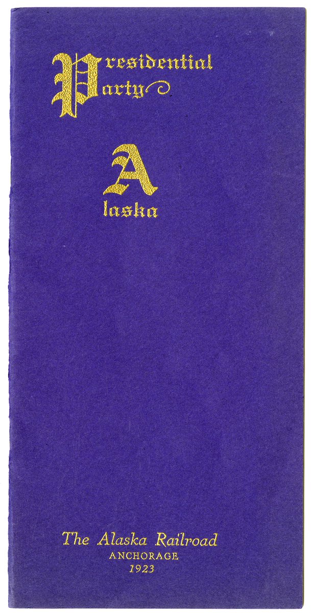 HooverPresLib's tweet image. #OnThisDay July 13, 1923, President Harding’s “Voyage of Understanding” stopped at Anchorage & Chickaloon. Next, they embarked on a 7-day tour on the Alaska Railroad starting at Seward, heading to Fairbanks. (1923-99, 1923-a45, 31-hhcom-b19-f01i01 )