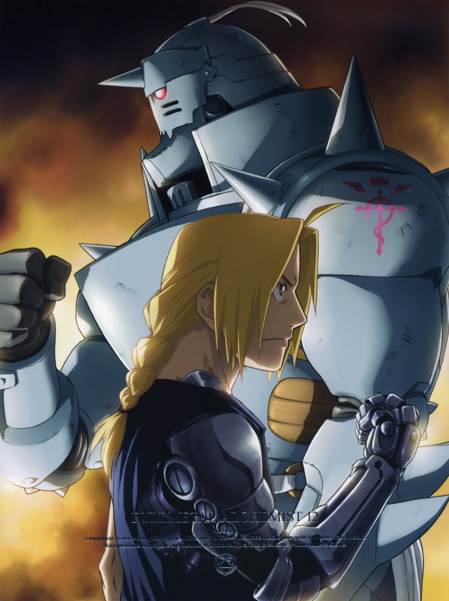 boneslog's tweet image. Illustration by Hiroki Kanno (菅野 宏紀)
Source: Fullmetal Alchemist: Brotherhood (BD/DVD Vol. 12 Jacket)