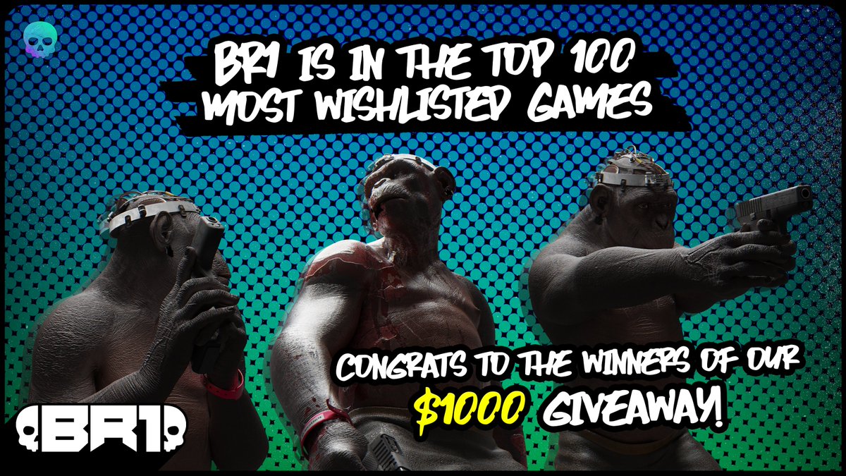 BR1: INFINITE (@br1infinite) on Twitter photo THANK YOU FOR MAKING BR1 A TOP 100 UPCOMING GAME ON <a href="/EpicGames/">Epic Games Store</a> π
We've picked the winners for our $1000 wishlist giveaway β check the READY! Discord for more info π°
Turn notifications on, don't miss the next one! π THANK YOU FOR MAKING BR1 A TOP 100 UPCOMING GAME ON <a href="/EpicGames/">Epic Games Store</a> π
We've picked the winners for our $1000 wishlist giveaway β check the READY! Discord for more info π°
Turn notifications on, don't miss the next one! π