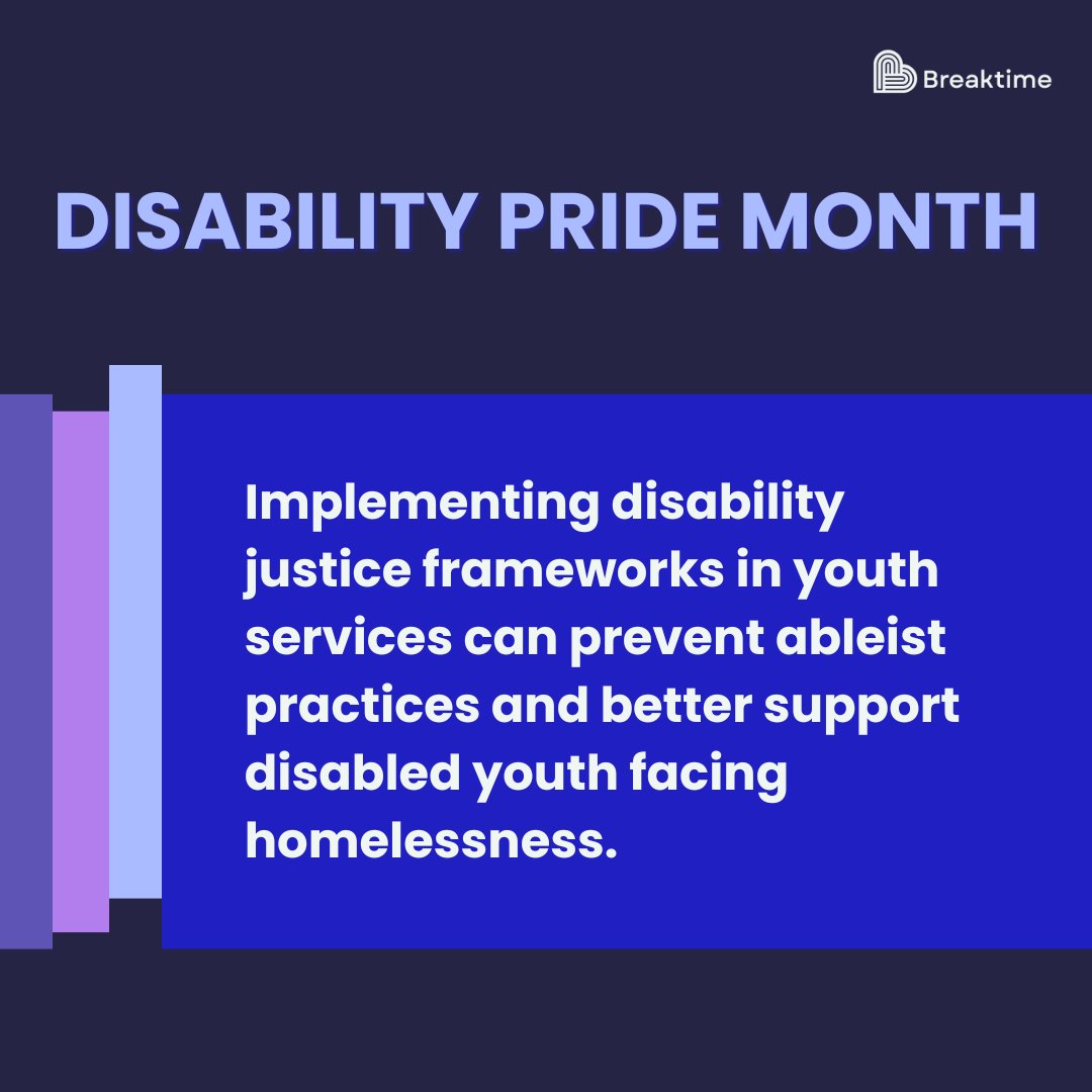 July is #DisabilityPrideMonth, a celebration of the contributions by people living with disabilities. Young people with disabilities face challenges in their everyday lives that make sustaining employment difficult, increasing the risk of housing and financial insecurity.