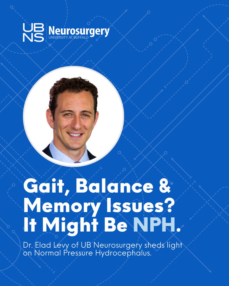 Trouble walking, memory loss, or balance issues? It may not be normal aging or dementia. Normal Pressure Hydrocephalus (NPH) mimics Alzheimer’s &amp; Parkinson’s but is treatable. Early diagnosis is crucial.

<a href="/EladLevyMD/">Elad Levy</a>, UBNS, explains more: tinyurl.com/mvw7s98u?utm_c…
