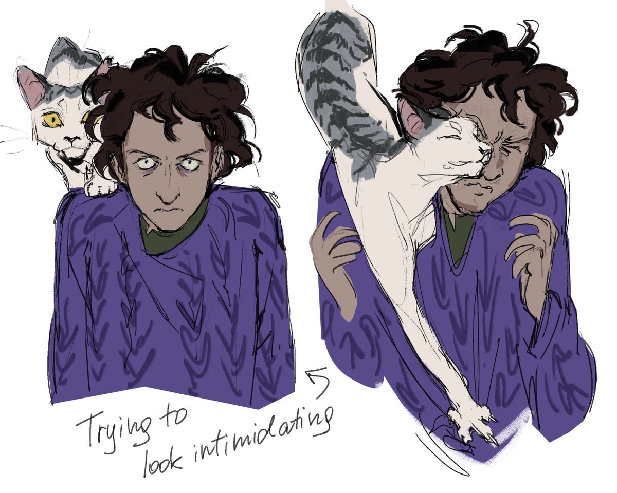 Fasta_Feijoa's tweet image. Not sure how canon the QnA is but I like the idea of Harley having a cat
#PoppyPlaytime #HarleySawyer