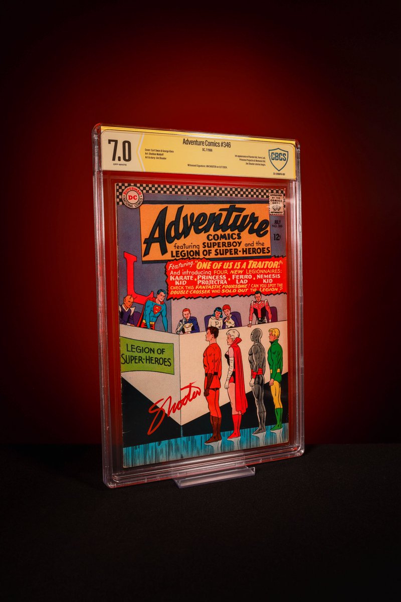 At the age of 14, Jim Shooter already had his own story published by DC Comics. To have done that at any age is a major accomplishment, but Jim was something special. He would go on to write DC’s Adventure Comics, as well as several other titles throughout the years, breathing