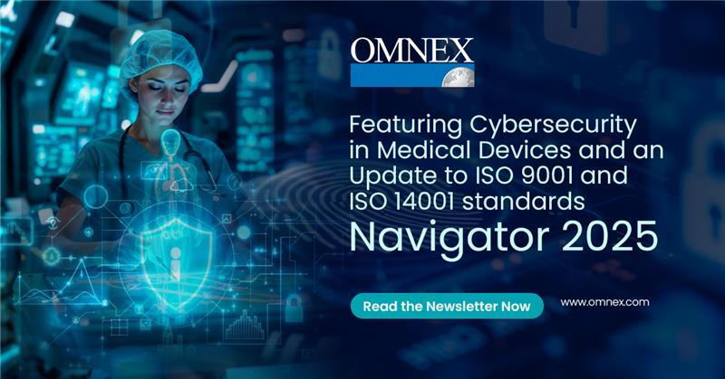 Our latest edition features urgent updates on cybersecurity mandates in medical devices, including the FDA’s new requirements, upcoming amendments and revisions on ISO 14001 and ISO 9001 and the growing adoption of IEC 62443.
Read the full issue: hubs.li/Q03vBnHG0

#Omnex