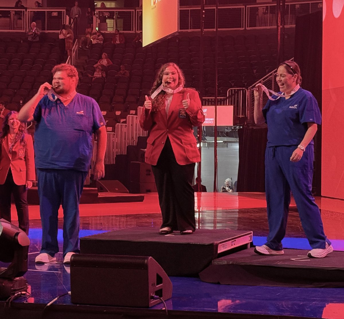 Jillian Contreras (pictured right) representing TSTC’s Harlingen campus proved her talent and earned a silver medal in the Practical Nursing competition at the 2025 <a href="/SkillsUSA/">SkillsUSA</a> National Leadership and Skills Conference in Atlanta, Georgia. 

Read more ➡️ bit.ly/44y7GzP