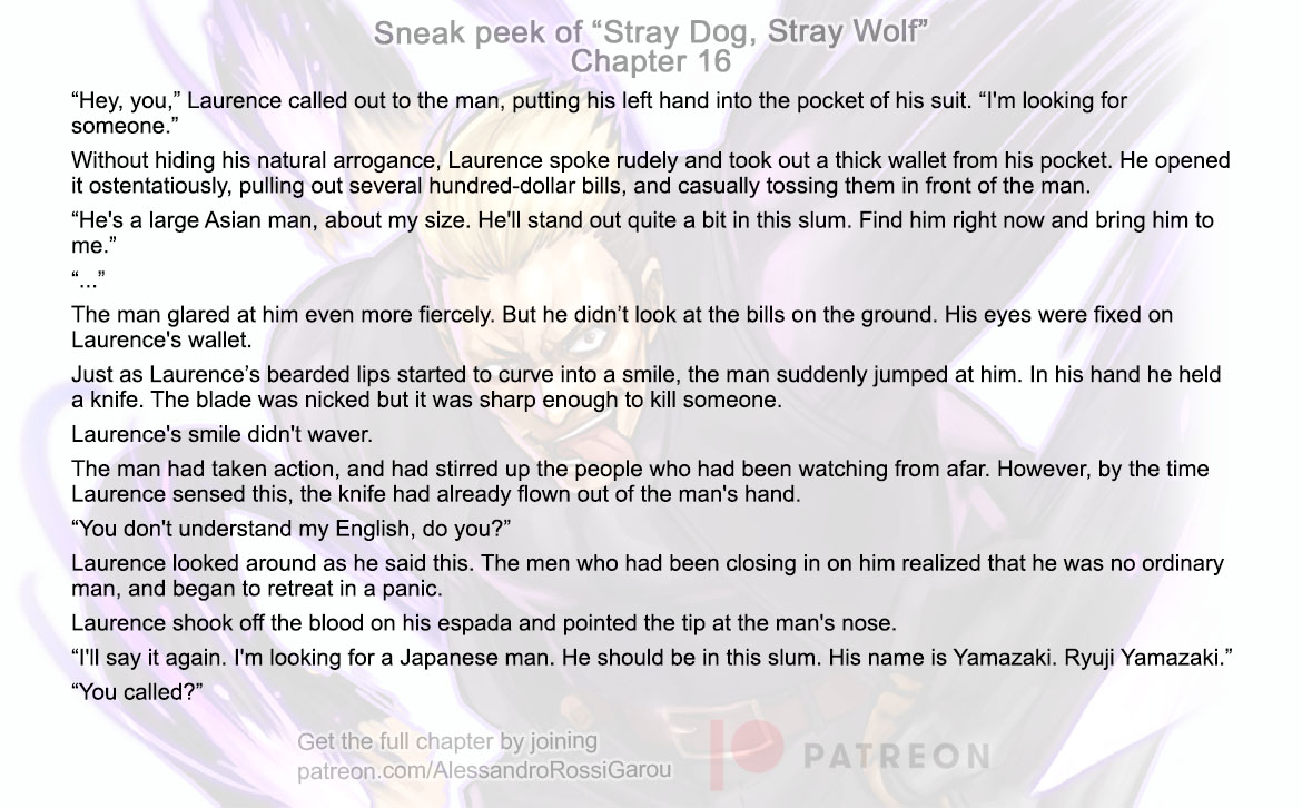 Kof_Lore's tweet photo. Chapter 16 of the Fatal Fury novel "Stray Dog, Stray Wolf" in English.

Consider supporting this translation if you can! https://t.co/CfoZ19MTAI