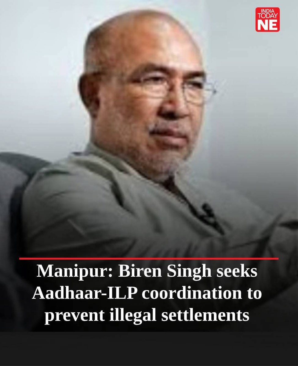 MaharajaManipur's tweet image. Indigenous people of Manipur including Fmr CM @NBirenSingh warmly welcome State Govt 's Step to strengthen Aadhaar Issuance Process for safeguarding Identity & Integrity of Indigenous People & stressed StrictCompliance with ILP provisions to prevent unauthorised settlements.